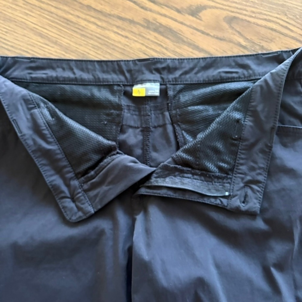Eddie Bauer Womens Travex Shorts Size 14 Charcoal Black Stretch Hiking Outdoor - Picture 5 of 13